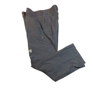Eddie Bauer First Ascent Outdoor Hiking Pants Men 32x30 Gray Stretch Zip Pockets